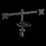 Advance Monitor Asztali konzol - XTENDMOUNTS Dual (17-32", Max.: 2x9kg, dönthető, forgatható, fekete)