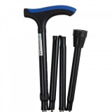 Advance összecsukható járóbot puha markolattal 110kg-ig, 2év garanciával