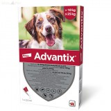 Advantix® 1 db spot on 10-25 kg közötti kutyáknak 1x2,5 ml