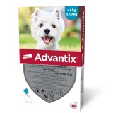 Advantix Spot On oldat kutyáknak A.U.V. 4-10 kg közötti kutyáknak 1 x 1,0 ml