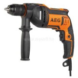 AEG 750 W ütvefúró gyorstokmánnyal, koffer, pótfogantyú, mélységmérő, 4 m kábel - SBE 750 RE (4935442850)