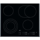 AEG HK654070FB fekete-inox, beépíthető, elektromos üvegkerámia, főzőzóna:4, beépíthető méret: 60cm, főzőlap