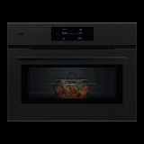 AEG NKM7N721T MealAssist 7000 kompakt sütő mikrohullámmal matt fekete 45cm