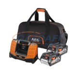 AEG SETLL1840BL Akkumulátor és töltő szett 18V