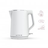 AENO AEK0002 EK2 vízforraló, 2200 W, 1.5 liter kapacitás, dupla falú, LED kijelzés, fehér