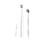 AENO DB8 elektromos fogkefe kiegészítőkkel fehér (ADB0008) (ADB0008) - Elektromos fogkefe