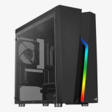 Aerocool Bolt Mini Tempered Glass táp nélküli ablakos Micro ATX ház fekete (ACCS-PV20013.11)