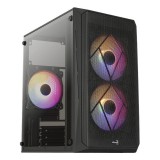 Aerocool CS-107-A-BK-v2 Mesh FRGB Window Black ACCS-PC14032.11