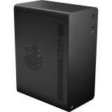 Aerocool CS-110-S-BK-v1 Mini Torony Számítógépház + 1db 80mm ventilátor - Fekete (ACCS-PC18014.11)