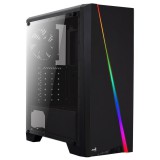 Aerocool Cylon RGB AEROPGSCYLON-BK, USB3.0 ATX fekete számítógépház