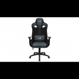 Aerocool EARL AeroSuede gaming szék fekete-kék (4710562751314) (4710562751314) - Gamer Szék