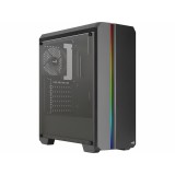 Aerocool Genesis ARGB ATX miditorony számítógépház, acryl üveg, fekete