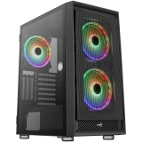 Aerocool Graphite ARGB ATX Fekete (ACCM-PB24133.11) - Számítógépház