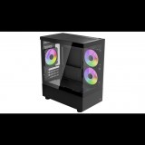 AeroCool Viewport Mini V2 Window Mini Torony Számítógépház - Fekete (ACCM-ES09133.11)