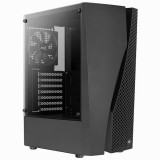 AeroCool Wave v1 ATX miditorony számítógépház, edzett üveg, optimalizált légáramlás, fekete