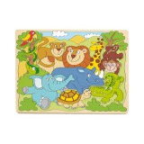 Afrika állatai formapuzzle - Woodyland