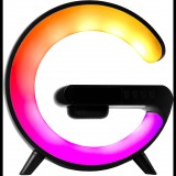 Aga RGB LED lámpa 5in1 vezeték nélküli töltővel - fekete (DS5108-BLA)