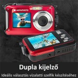 AgfaPhoto Fényképezőgép, kompakt, digitális, vízálló, AGFA WP8000, piros (ADFAGWP8000RD)