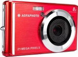 Agfaphoto kompakt fényképez&#337;gép 21 mp piros (dc5200rd)