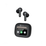 AGM Buds 9 TWS Bluetooth 5.4 ANC headset érintőképernyős tokkal, fekete