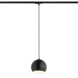 AGNETA függőlámpa egyáramkörös sínre fekete 230V LED E27 11W