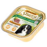 AGRAS DELIC Alutálka Mister STUZZY Dog - borjúhús és sárgarépa, 150g