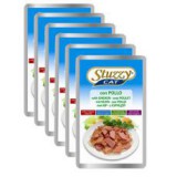 AGRAS DELIC Stuzzy cat alutasak macskának - csirke, 6 x 100g