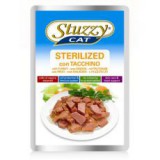 AGRAS DELIC Stuzzy cat STERILIZED tasakos táp - pulyka, 100g