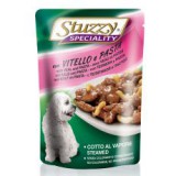 AGRAS DELIC Stuzzy Speciality Dog - borjúhús tésztával, 100 g