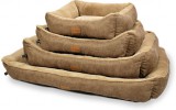 Agui Soft Bed kutya- és macskafekhely fahéjbarna színben (95 x 70 x 22 cm)