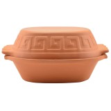 Agyag római tál, 4 literes