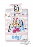 Ágynemű Pláza Bluey és Bingo ovis pamut ágyneműhuzat garnitúra – 100x135 cm