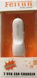 AH-0030 3000mA dual USB szivargyújtós töltő