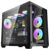 Aigo C285 Számítógépház - Fekete (C285 BLACK)