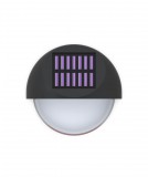 AIGOSTAR LED napelemes oldalfali kültéri lámpatest fekete 1W RGB