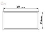 Aigostar LED panel kiemelő keret fehér 300x600mm