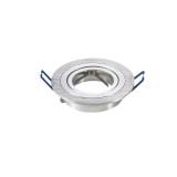 AIGOSTAR LED SPOT BEÉPÍTŐ KERET KEREK M1030R-01 EZÜST GU10 ÉS MR16-OS LED IZZÓKHOZ