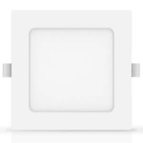 AIGOSTAR MINI LED PANEL NÉGYSZÖGLETES 9W MELEG FEHÉR (FURAT:110-120mm)