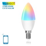 Aigostar SMART WIFI-S LED IZZÓ 6,5W/E14/C37/ RGB/2700-6500K