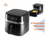 Air Fryer Forrólevegős sütő 8 literes kosárral HGAF8