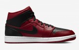 AIR JORDAN 1 MID gym red/black-white