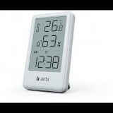 Airbi FRAME - Szobahőmérő és páratartalom-mérő órával - fehér (BI1051)