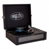 Aiwa VPX-1971BK vintage lemezjátszó, műbőr táskában (14366)