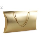 Ajándéktasak, gold, 17x30 cm