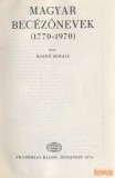 Akadémiai Magyar becézőnevek (1770-1970)