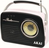 Akai analóg rádió USB és SD olvasóval (fekete) (APR-11B)