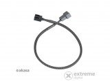 Akasa 4pin PWM apa-anya ventilátor hosszabbító kábel, Quad pack, 30cm, AK-CBFA01-KT04