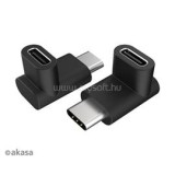 AKASA ADA - Right Angle USB Type-C Male to Female Adapter - Duo pack - AK-CBUB63-KT02 (AK-CBUB63-KT02)