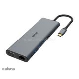 AKASA ADA USB Type-C 14in1 dock -  AK-CBCA28-18BK (AK-CBCA28-18BK)