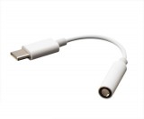 Akasa AK-CBCA27 0,1 M USB C 3.5mm Fehér audio kábel
